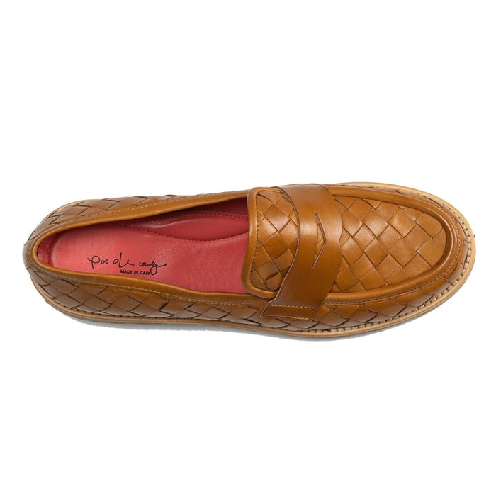 Pas De Rouge Women's Marta Cuero Woven Leather - 3011055 - Tip Top Shoes of New York