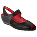 Pas de Rouge Women's R918 Silvia Black Lizard/Nappa - 338843 - Tip Top Shoes of New York