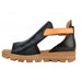 Paula Urban Women's Sunset Black Bangla Camel Leather - 9014849 - Tip Top Shoes of New York