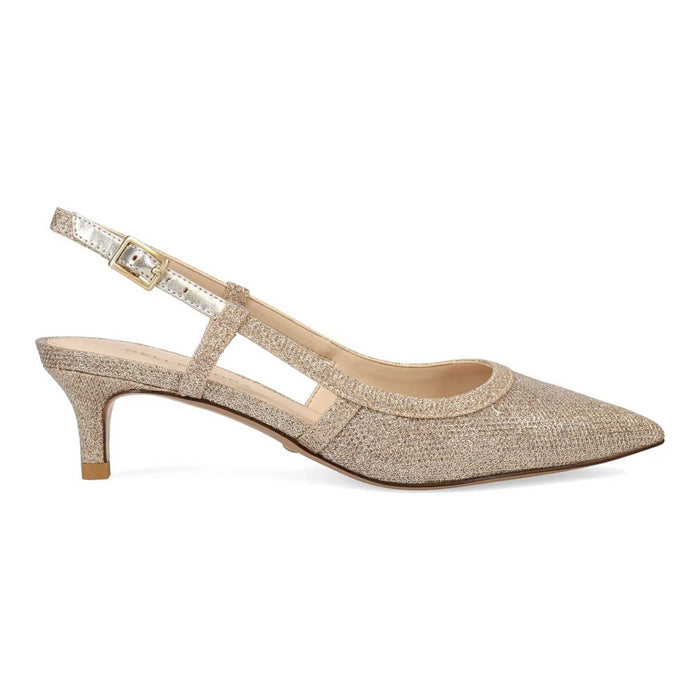 Pelle Moda Women's Deena Platinum Gold Textile