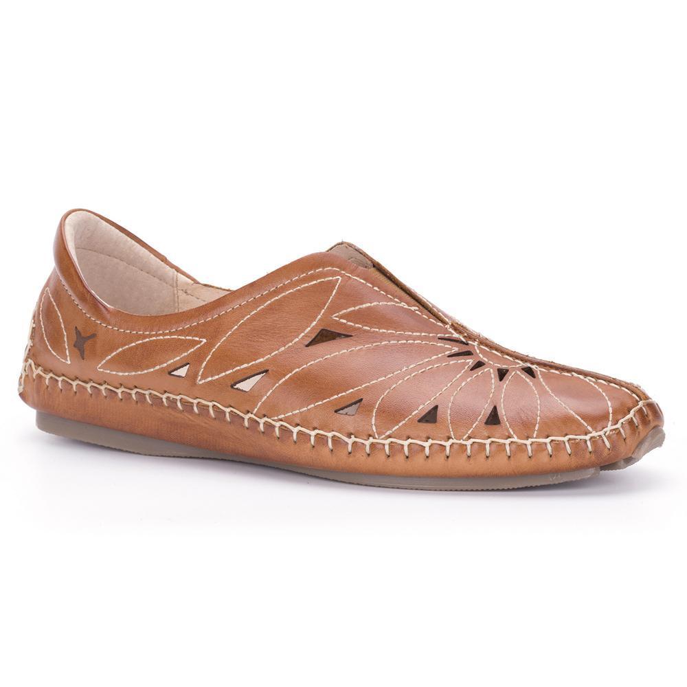 Pikolinos Women's Flat Jerez Brandy Leather - 338483 - Tip Top Shoes of New York