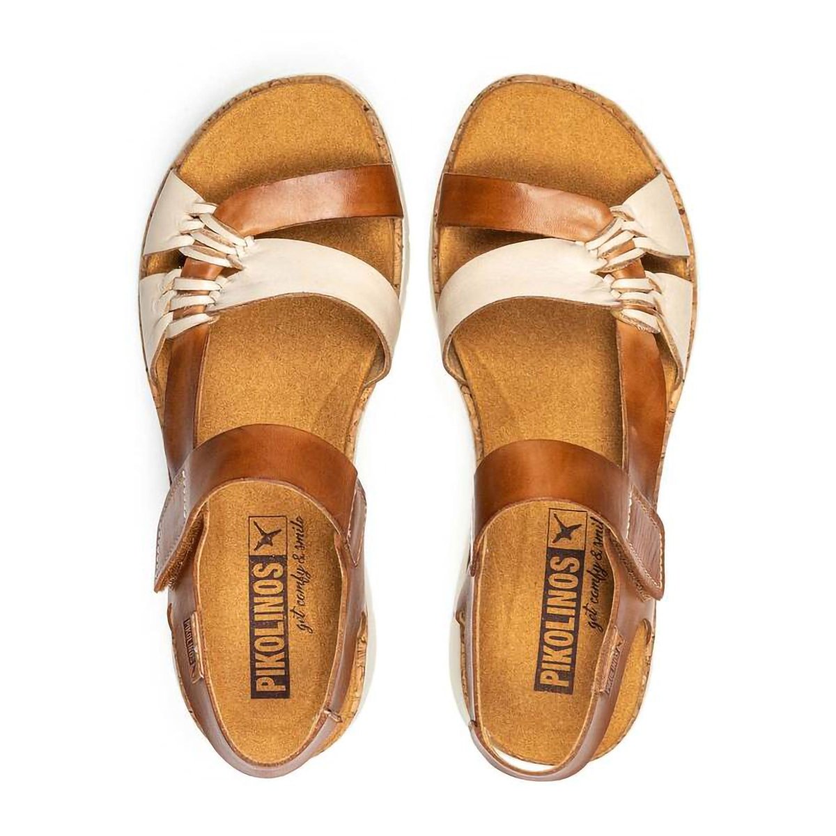 Pikolinos Women's Palma Marfil/Brandy - 9004872 - Tip Top Shoes of New York