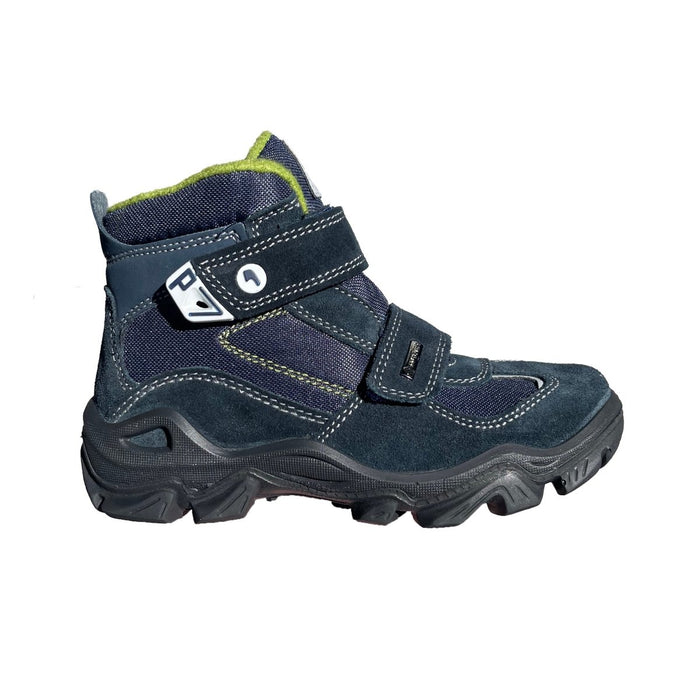Primigi Boy's (Sizes 21-26) Navy/Lime Medium Gore-Tex Boot - 1052967 - Tip Top Shoes of New York
