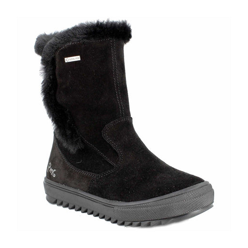Primigi Girl's (Sizes 32-35) Black Suede/Fur Gore-Tex Waterproof - 1078048 - Tip Top Shoes of New York