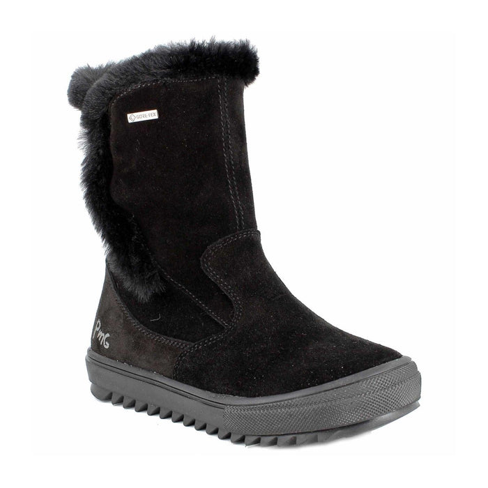 Primigi Girl's (Sizes 36-39) Black Suede/Fur Gore-Tex Waterproof - 1078052 - Tip Top Shoes of New York