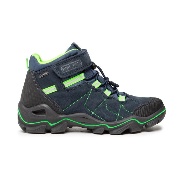 Permitirse pañuelo de papel Destreza Primigi (Sizes 36-38) Navy/Green Hiker Gore-Tex Waterproof - Tip Top Shoes  of New York
