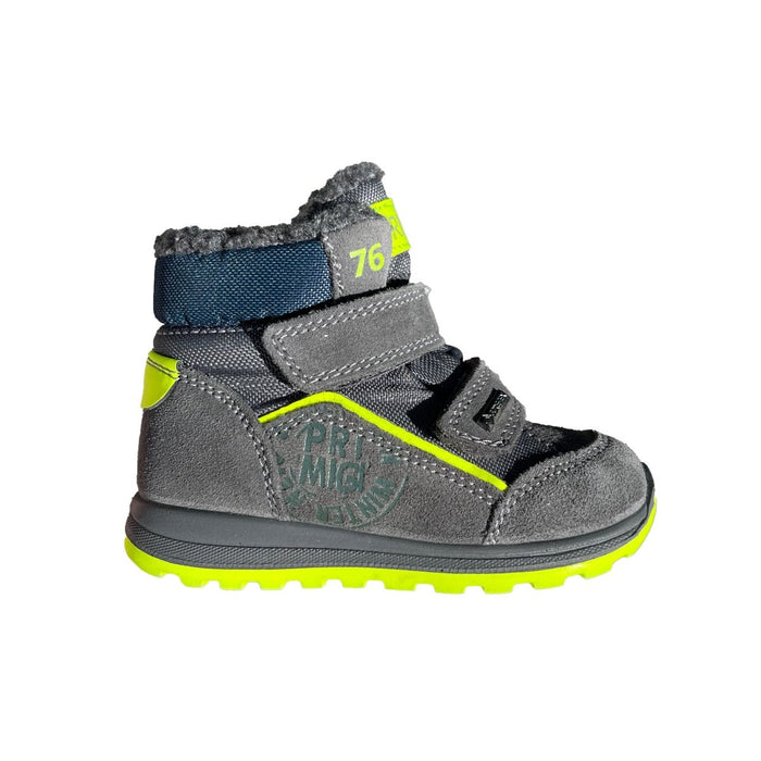 inestable Superior desagüe Primigi Toddler's Grey/Lime Gore-Tex Boot - Tip Top Shoes of New York