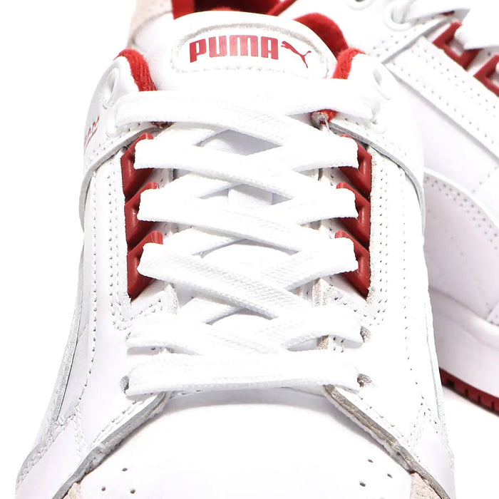 Puma Men's Slipstream Lo White/Burgundy - 10016685 - Tip Top Shoes of New York