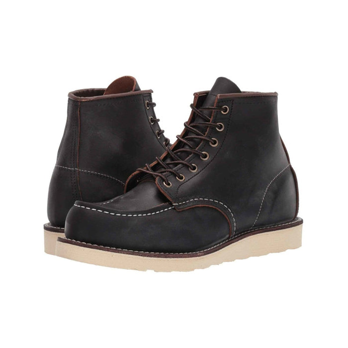 Red Wing Men's 6-Inch Classic Moc 8849 Black Prairie Leather - Tip