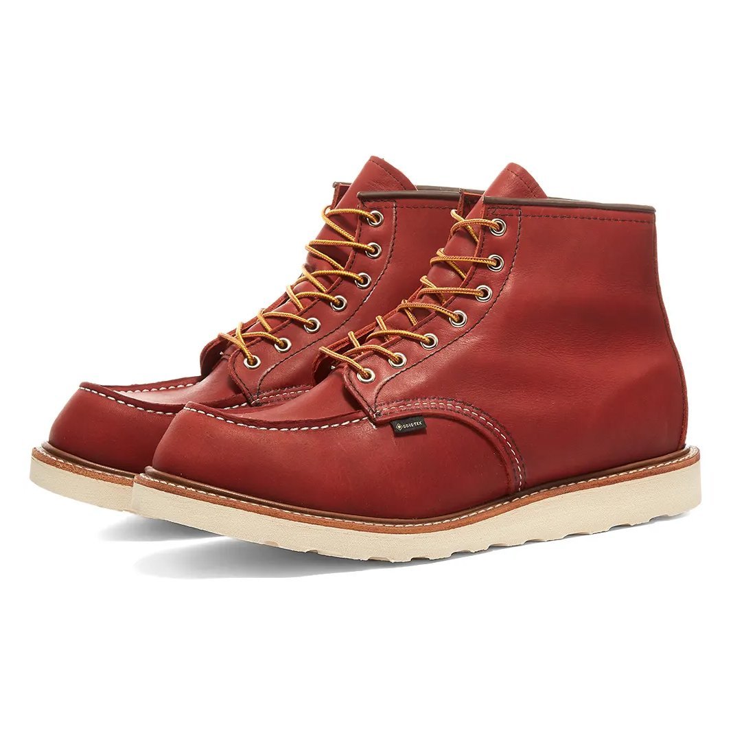Red Wing Men's 6-Inch Classic Moc 8864 Russet Taos Gore-Tex Waterproof - 7725030 - Tip Top Shoes of New York