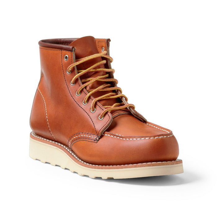 Red Wing 6 inch Moc Toe Boot Brown Leather