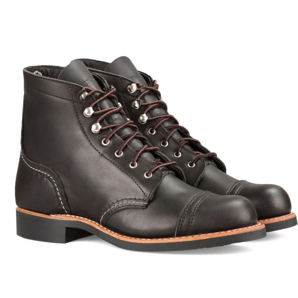 Red Wing Women's Iron Ranger 3366 Black Leather - 929592 - Tip Top Shoes of New York