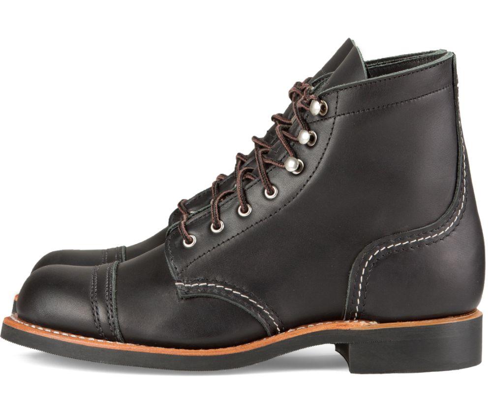 Red Wing Women's Iron Ranger 3366 Black Leather - 929592 - Tip Top Shoes of New York