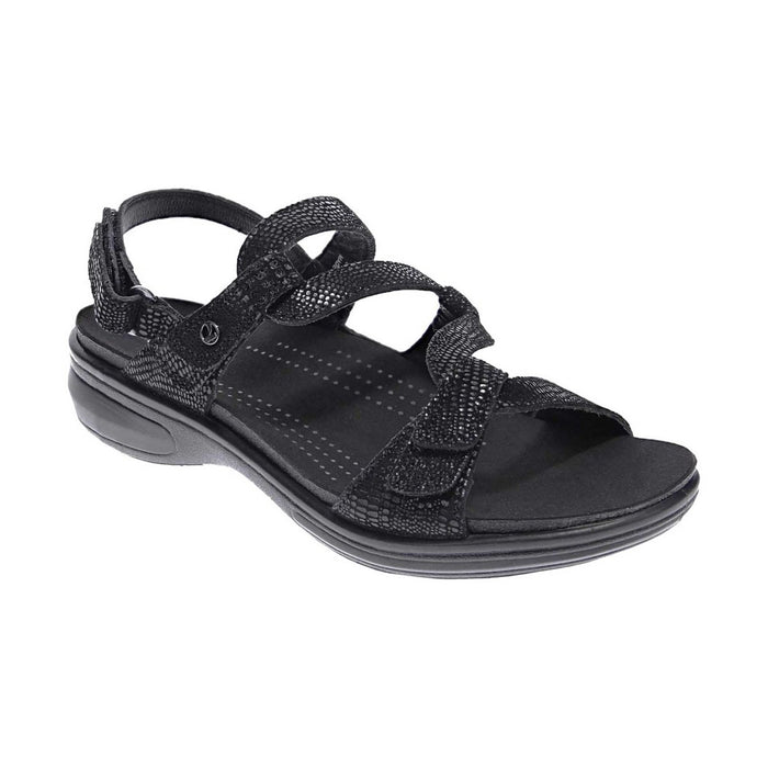 Revere Women's Miami Black Lizard - 323535 - Tip Top Shoes of New York