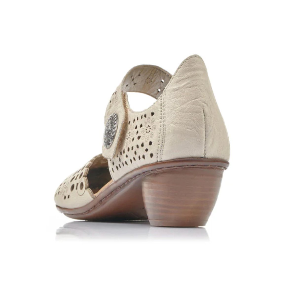 Rieker Women's 43753-60 Mirjam Cream Leather - 9009479 - Tip Top Shoes of New York