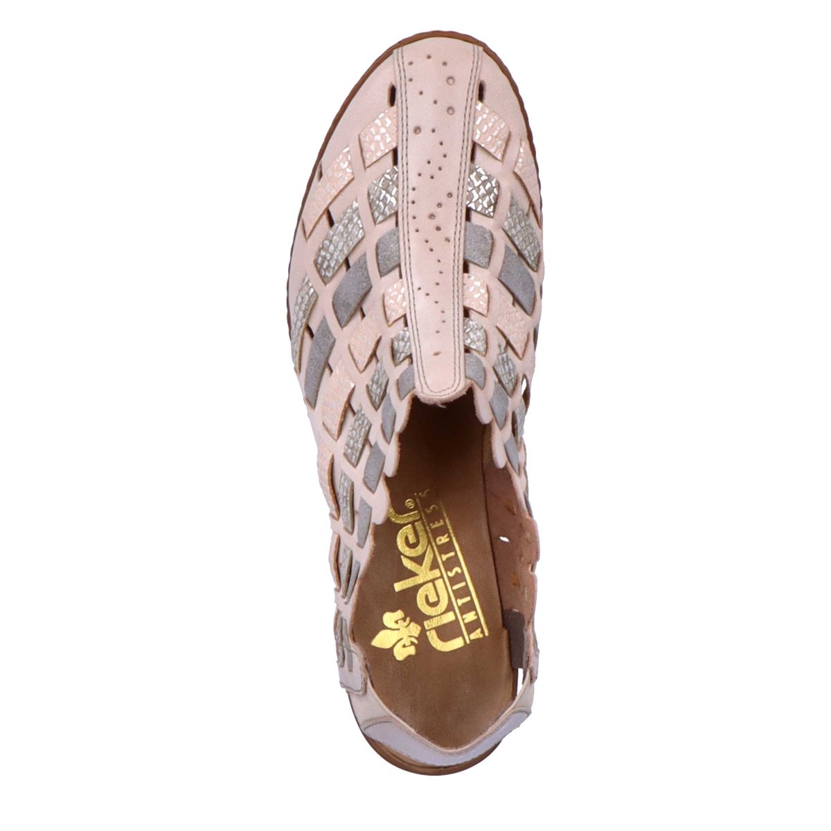 Rieker Women's 46778-64 Lightose/Silver Multi - 9010817 - Tip Top Shoes of New York