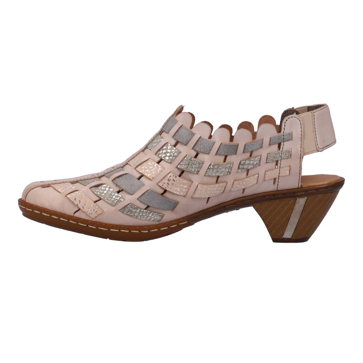 Rieker Women's 46778-64 Lightose/Silver Multi - 9010817 - Tip Top Shoes of New York