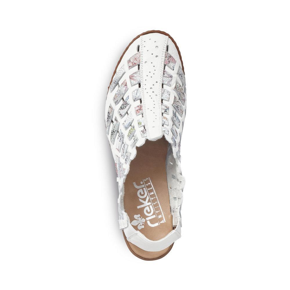 Rieker Women's 46778-80 Sina White Multi - 10009570 - Tip Top Shoes of New York