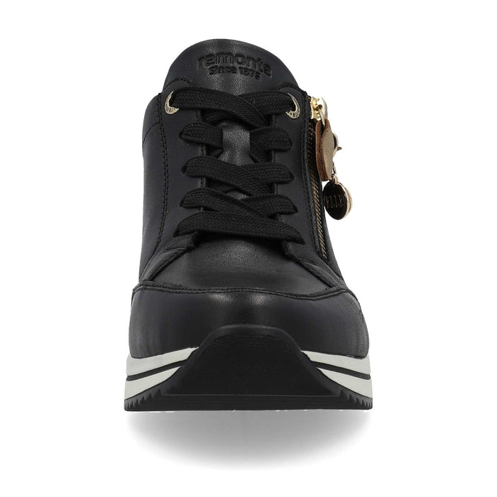 Rieker Women's D0T03-01 Black/Gold - 9012936 - Tip Top Shoes of New York