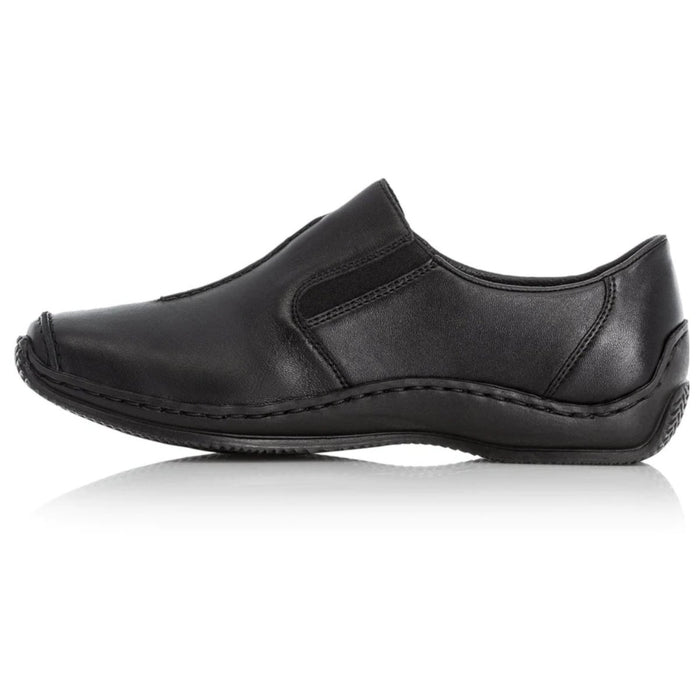 Rieker Women's L1751-00 Celia Black/Black Leather - 9012263 - Tip Top Shoes of New York