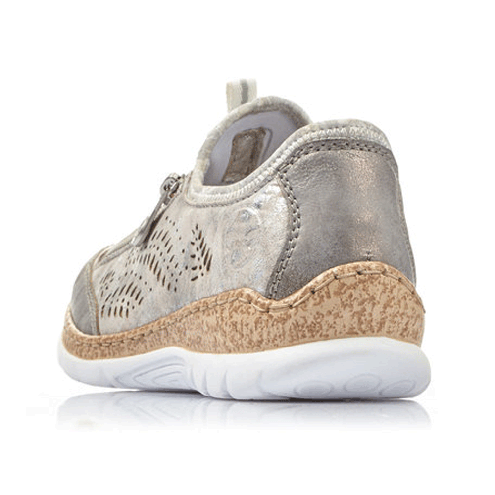 Rieker Women's N42K6-40 Grey Metallic - 9000094 - Tip Top Shoes of New York