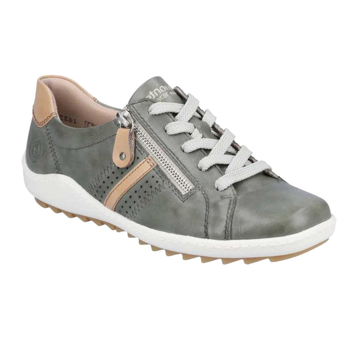 Rieker Women's R1432-52 Green/White Leather - 9013926 - Tip Top Shoes of New York