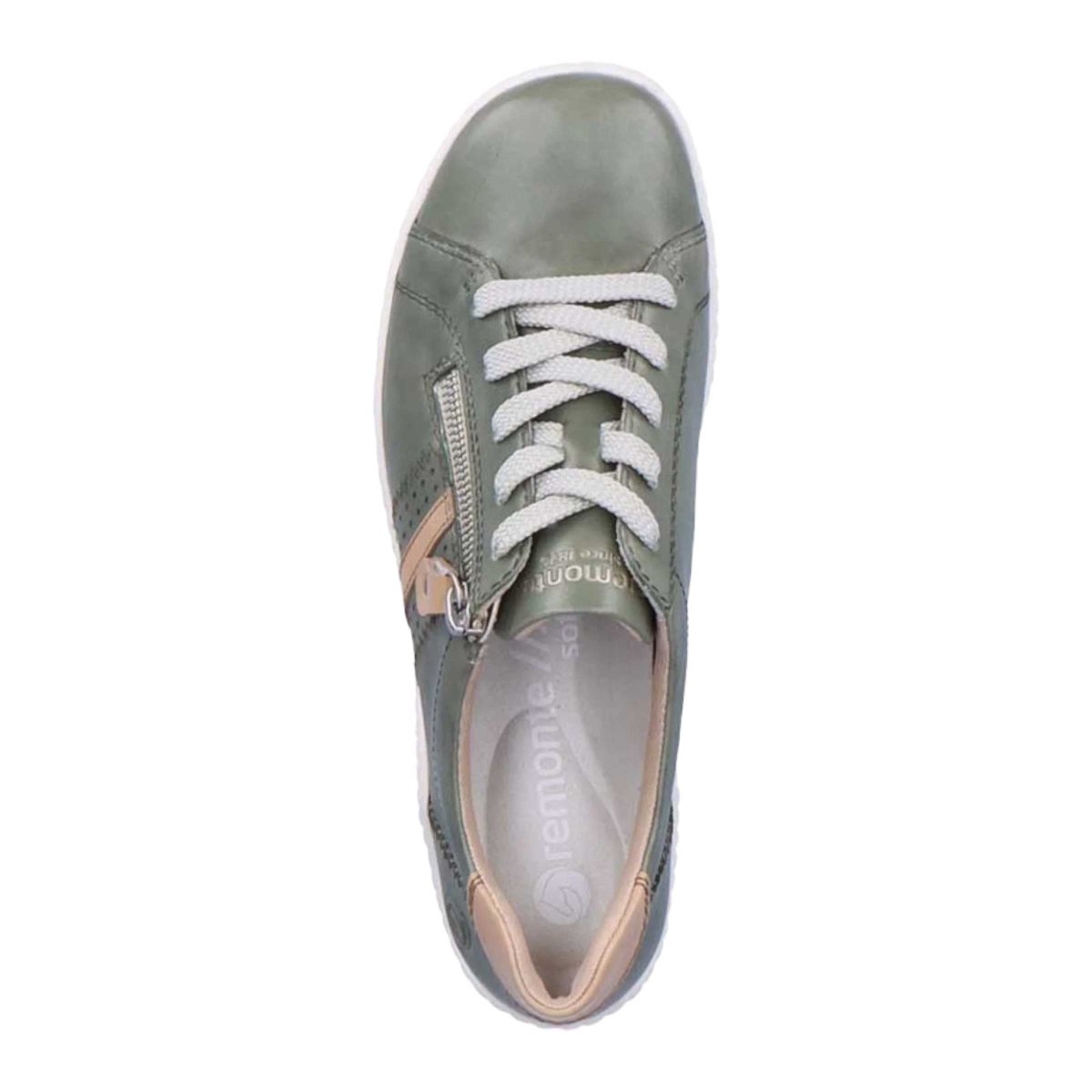 Rieker Women's R1432-52 Green/White Leather - 9013926 - Tip Top Shoes of New York