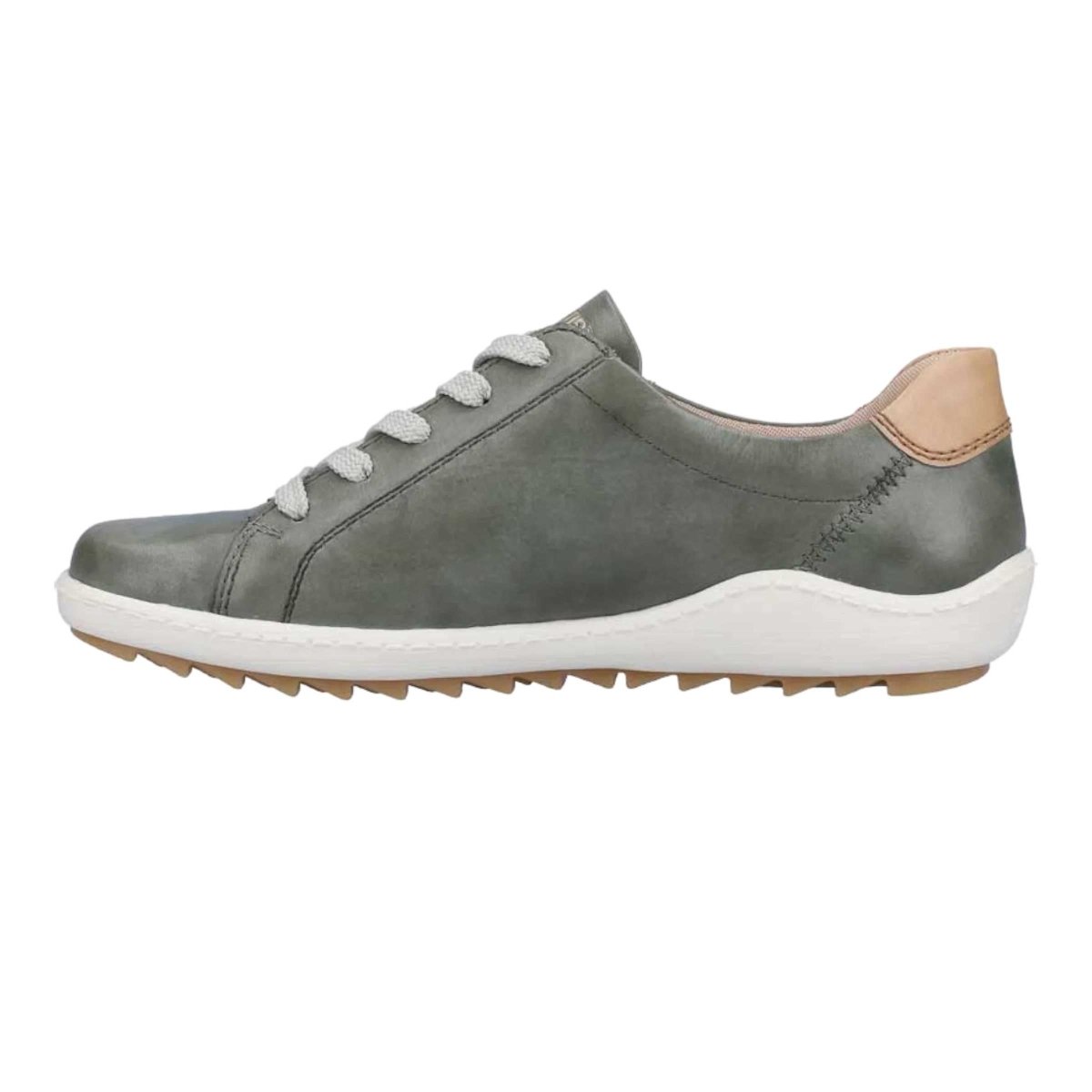 Rieker Women's R1432-52 Green/White Leather - 9013926 - Tip Top Shoes of New York