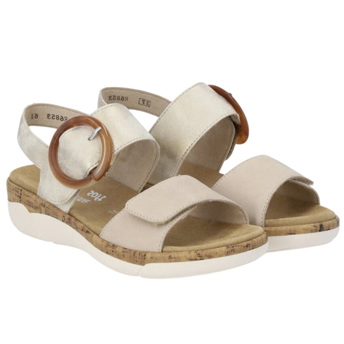 Rieker Women's R6853-61 Jocelyn Cliff/Muschel Leather - 9014404 - Tip Top Shoes of New York