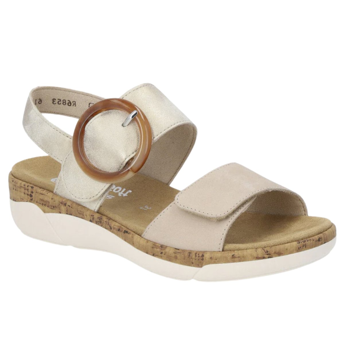 Rieker Women's R6853-61 Jocelyn Cliff/Muschel Leather - 9014404 - Tip Top Shoes of New York
