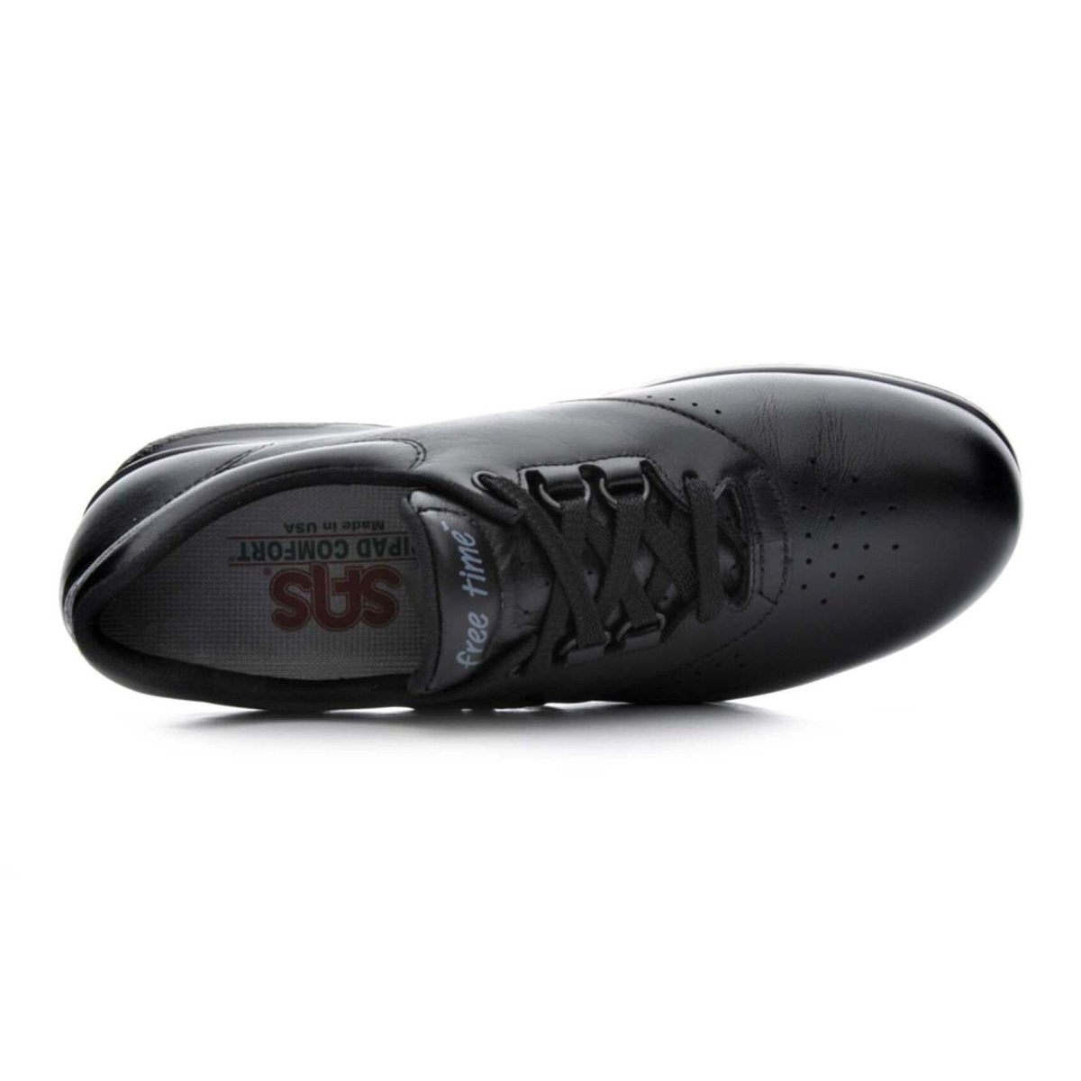 SAS Women's Free Time Black Leather - 400020803030 - Tip Top Shoes of New York
