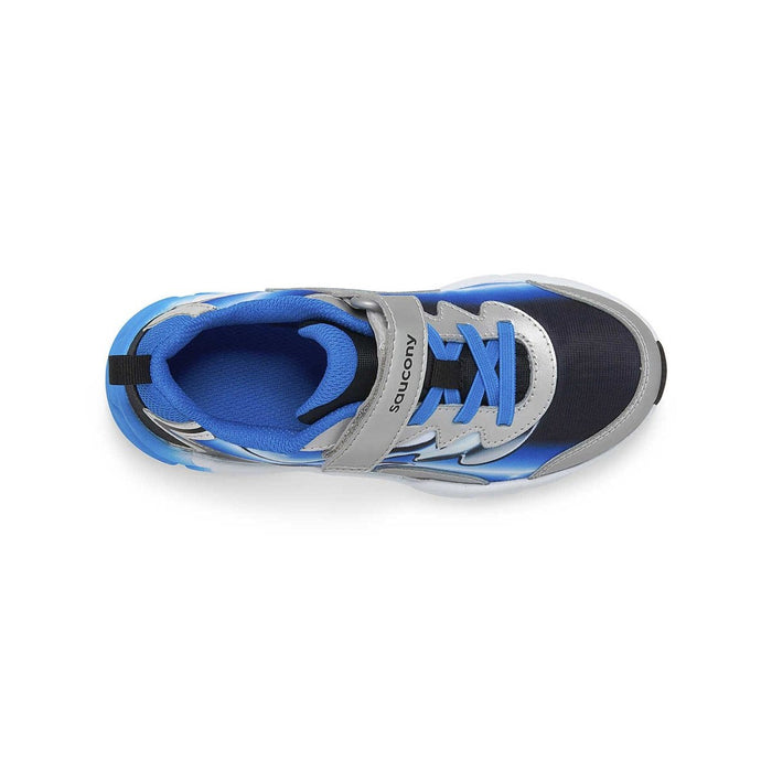 Saucony PS (Pre School) Flash Black/Blue/Chrome - 1080508 - Tip Top Shoes of New York
