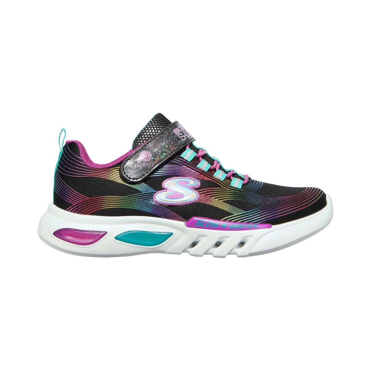montón Corea Desarmado Skechers Girl's PS (Preschool) 302306LBKMT S Lights: Glow-Brites - Tip Top  Shoes of New York