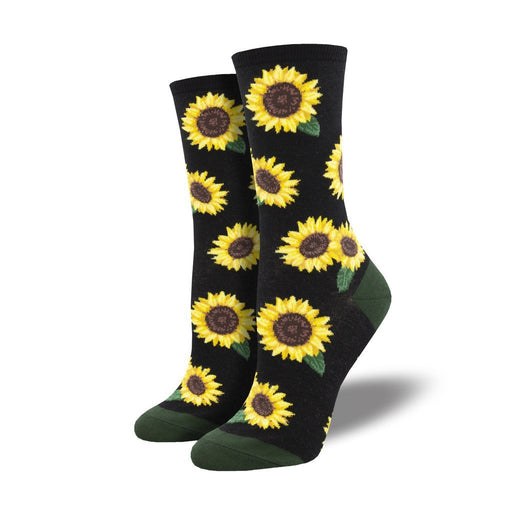 Socksmith Women's Blooming Socks Black Flower - 3006292 - Tip Top Shoes of New York
