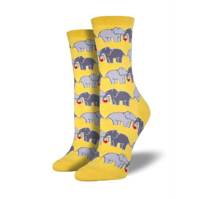 Socksmith Women's Elephant Love Buttercup - 3006291 - Tip Top Shoes of New York