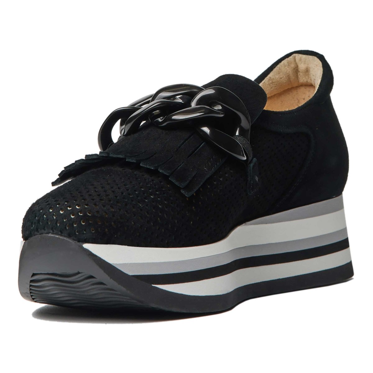 Softwaves Women's Caddie Black Suede - 3015047 - Tip Top Shoes of New York