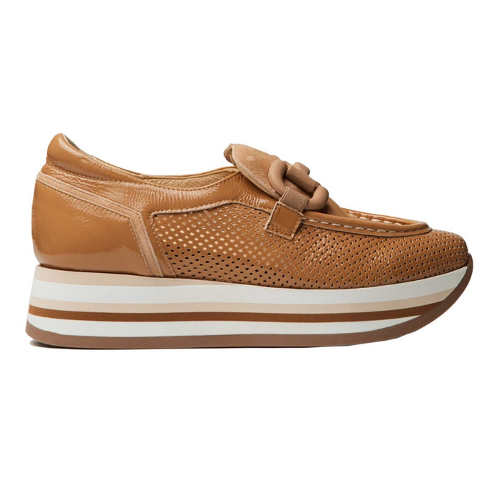 Softwaves Women's Clarice Noisette Tan Patent Leather - 3015086 - Tip Top Shoes of New York