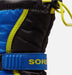 Sorel Boy's Flurry Waterproof Black/Super Blue - 583090 - Tip Top Shoes of New York