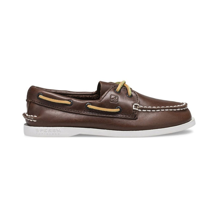 Sperry Boy's Sperry Top-Sider Authentic Original Brown Leather (Sizes 10.5-3) - 406549701017 - Tip Top Shoes of New York