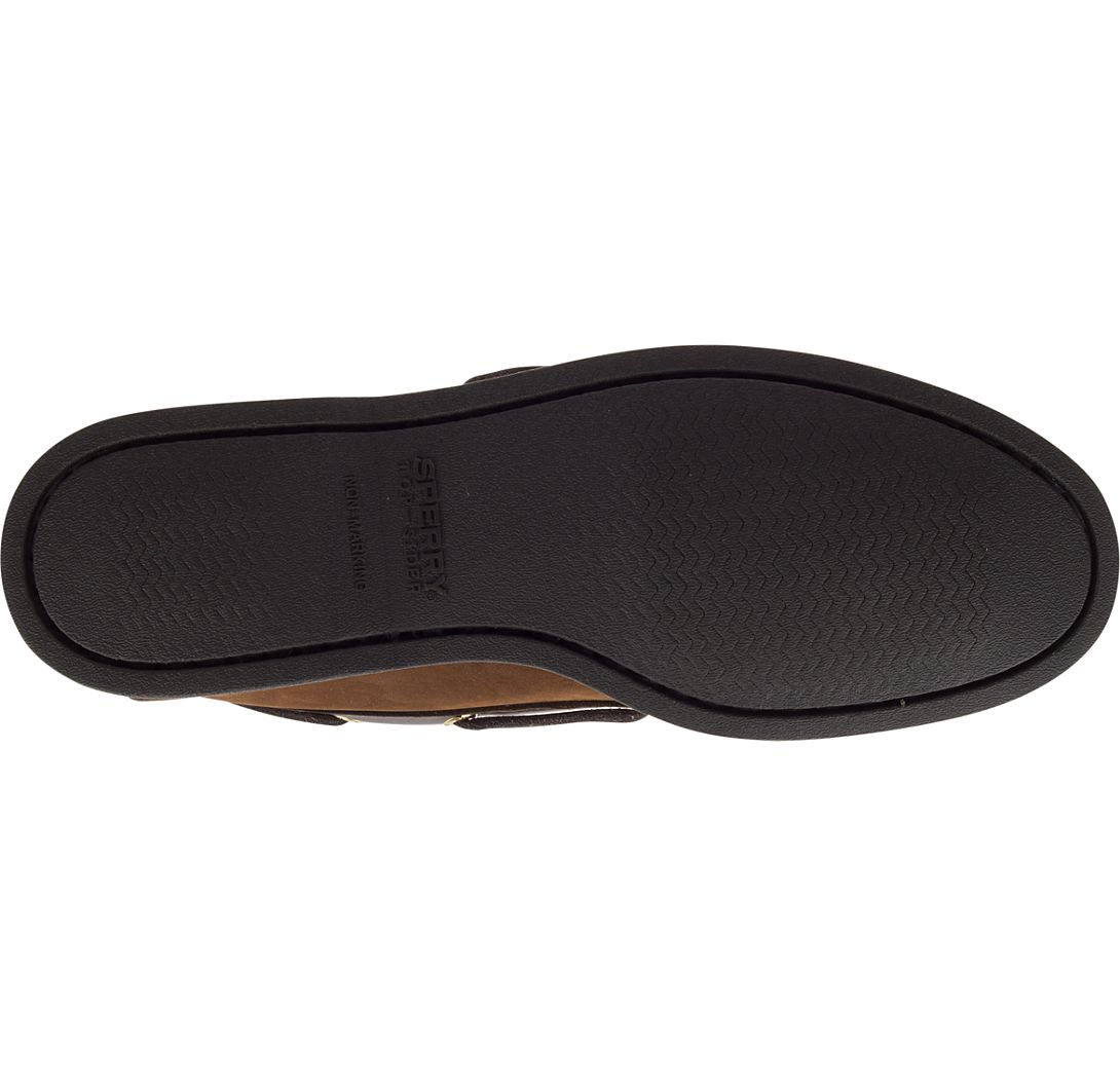 Sperry Men's Authentic Original Leather Boat Shoe Brown Nubuck - 400115703016 - Tip Top Shoes of New York