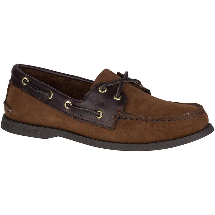 Sperry Men's Authentic Original Leather Boat Shoe Brown Nubuck - 400115703016 - Tip Top Shoes of New York