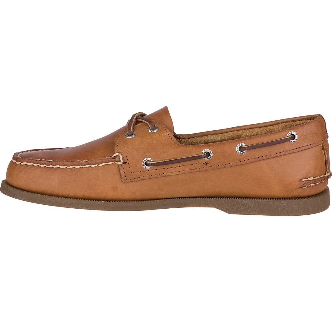 Sperry Men's Authentic Original Leather Boat Shoe Sahara Tan - 404233302014 - Tip Top Shoes of New York