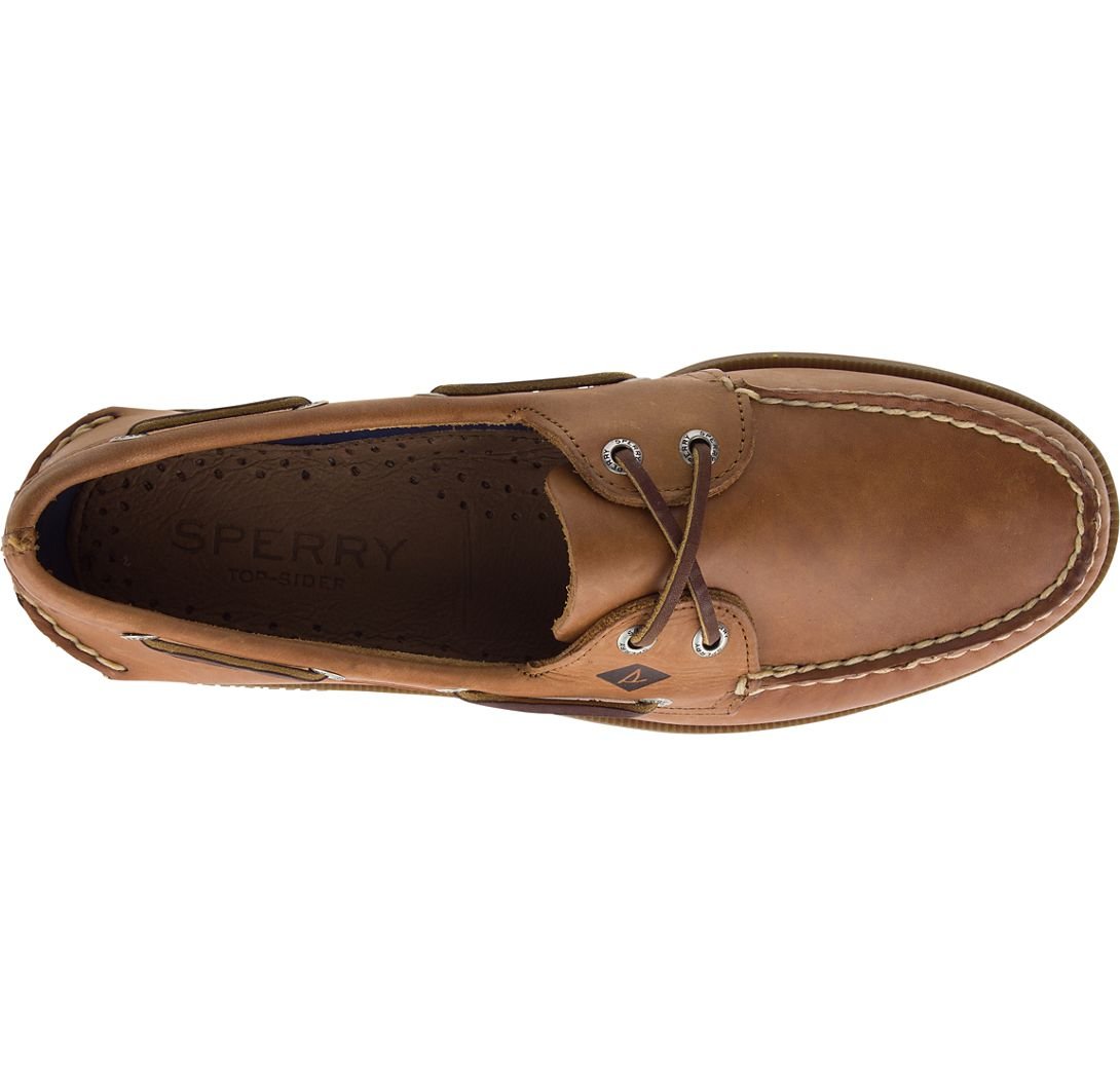 Sperry Men's Authentic Original Leather Boat Shoe Sahara Tan - 404233302014 - Tip Top Shoes of New York