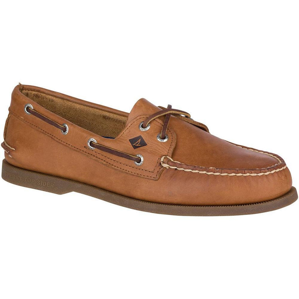 Sperry Men's Authentic Original Leather Boat Shoe Sahara Tan Tip Top