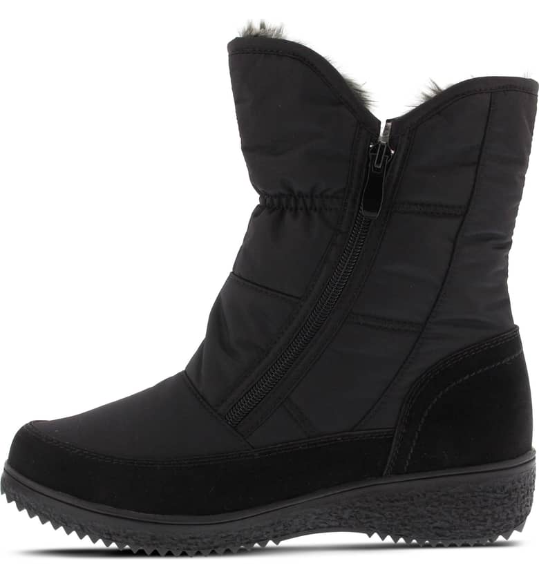 Spring Step Women's Ernestina Waterproof Black Fabric - 905622 - Tip Top Shoes of New York