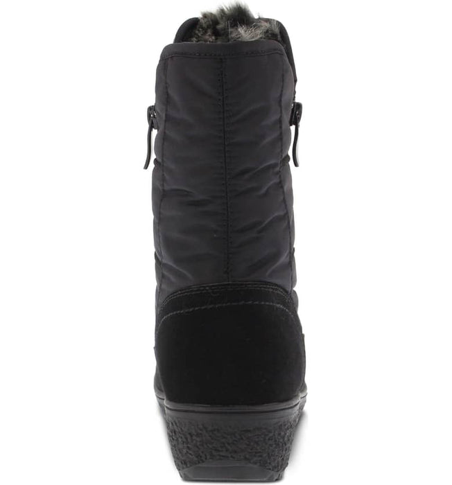 Spring Step Women's Ernestina Waterproof Black Fabric - 905622 - Tip Top Shoes of New York