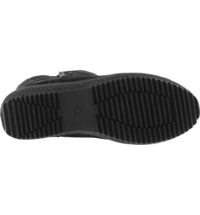 Spring Step Women's Ernestina Waterproof Black Fabric - 905622 - Tip Top Shoes of New York