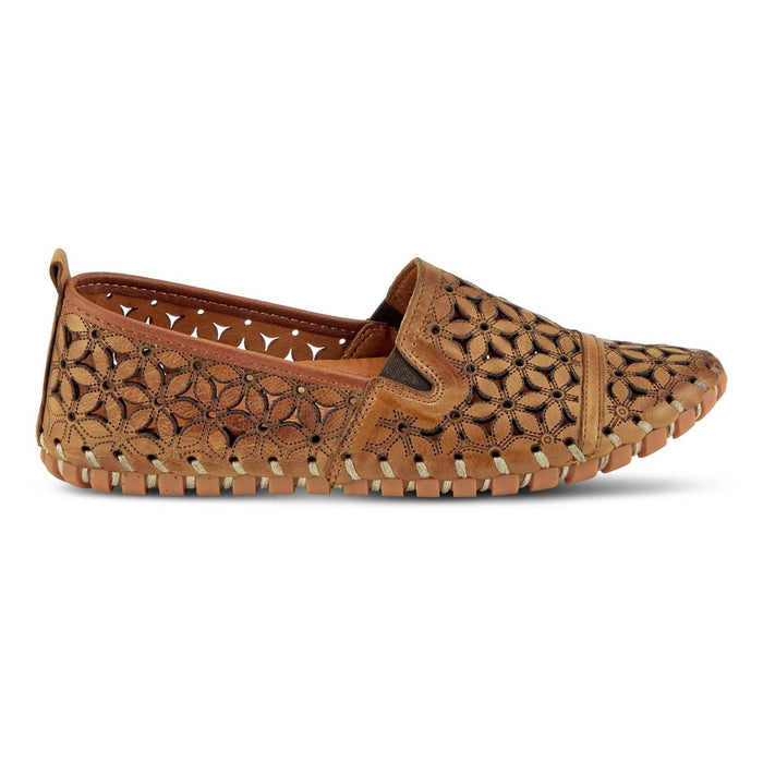 Spring Step Women's Fusaro Flowerflow Light Brown — Tip Top Shoes