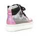 Steve Madden Girl's GS (Grade School) J-Quirky Hi-Top Silver Multi - 1079721 - Tip Top Shoes of New York