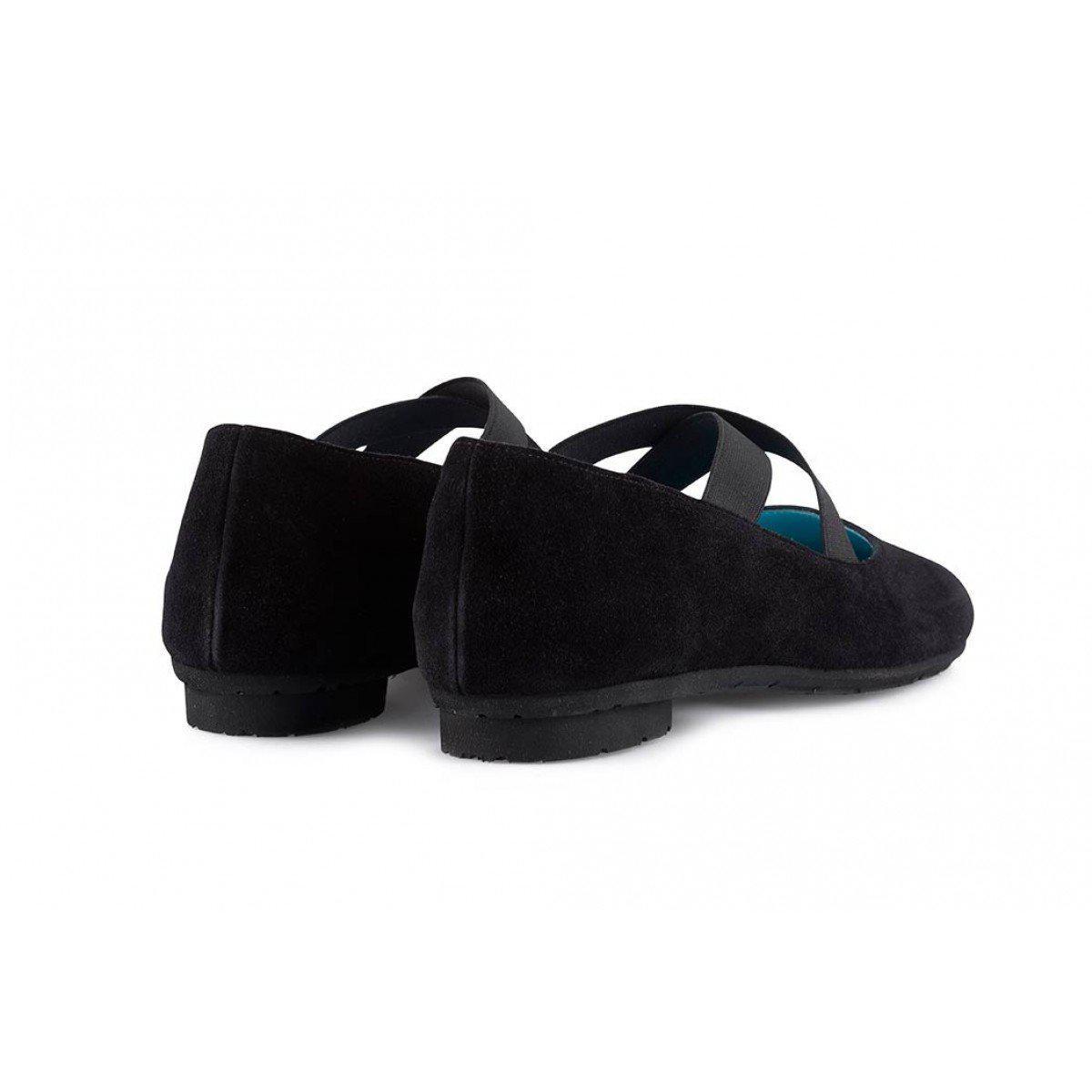 Thierry Rabotin Women's Cathie A212M Black Suede - 349354 - Tip Top Shoes of New York